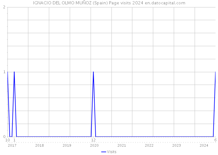 IGNACIO DEL OLMO MUÑOZ (Spain) Page visits 2024 