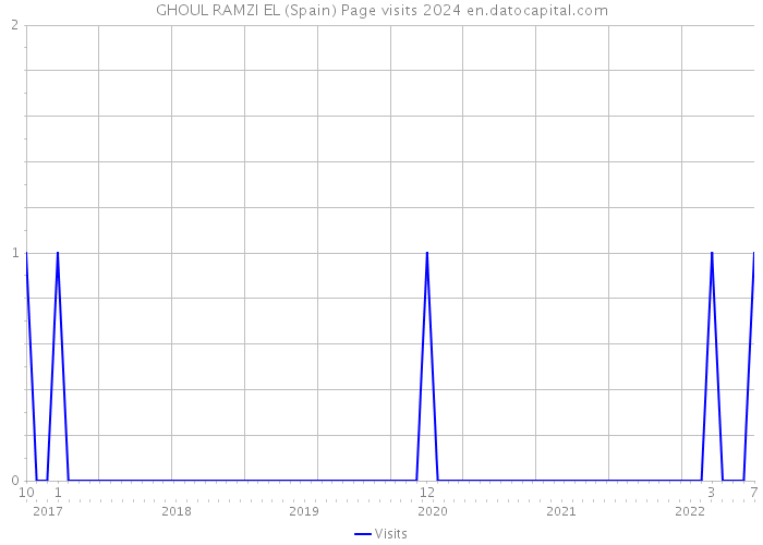 GHOUL RAMZI EL (Spain) Page visits 2024 