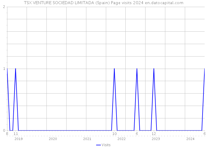 TSX VENTURE SOCIEDAD LIMITADA (Spain) Page visits 2024 