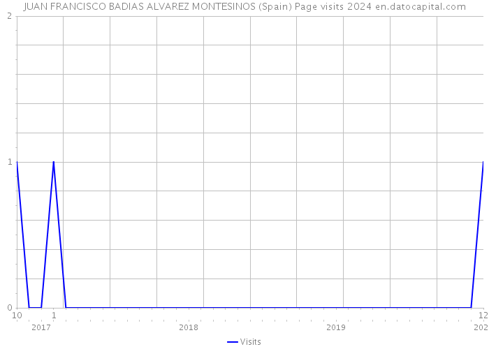 JUAN FRANCISCO BADIAS ALVAREZ MONTESINOS (Spain) Page visits 2024 