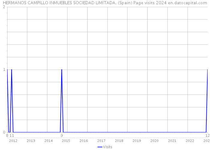 HERMANOS CAMPILLO INMUEBLES SOCIEDAD LIMITADA. (Spain) Page visits 2024 