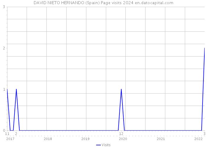 DAVID NIETO HERNANDO (Spain) Page visits 2024 