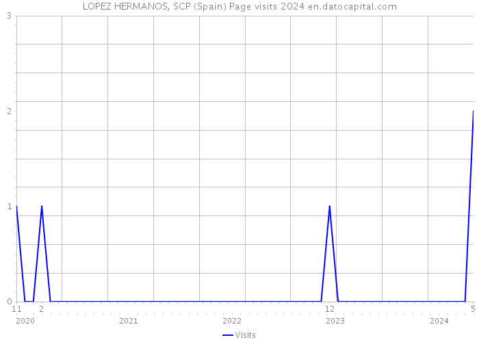 LOPEZ HERMANOS, SCP (Spain) Page visits 2024 