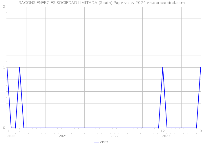 RACONS ENERGIES SOCIEDAD LIMITADA (Spain) Page visits 2024 