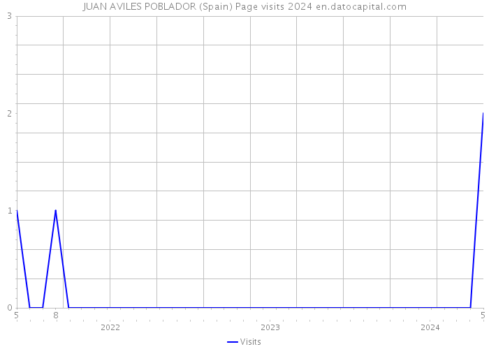 JUAN AVILES POBLADOR (Spain) Page visits 2024 