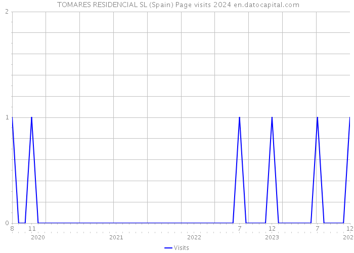  TOMARES RESIDENCIAL SL (Spain) Page visits 2024 