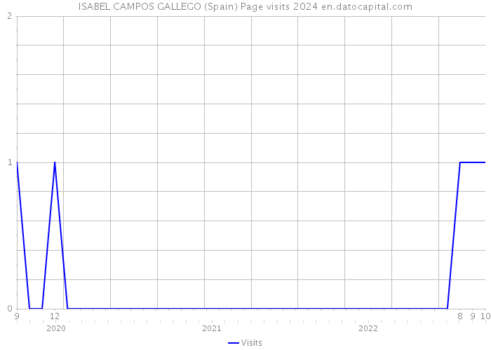 ISABEL CAMPOS GALLEGO (Spain) Page visits 2024 
