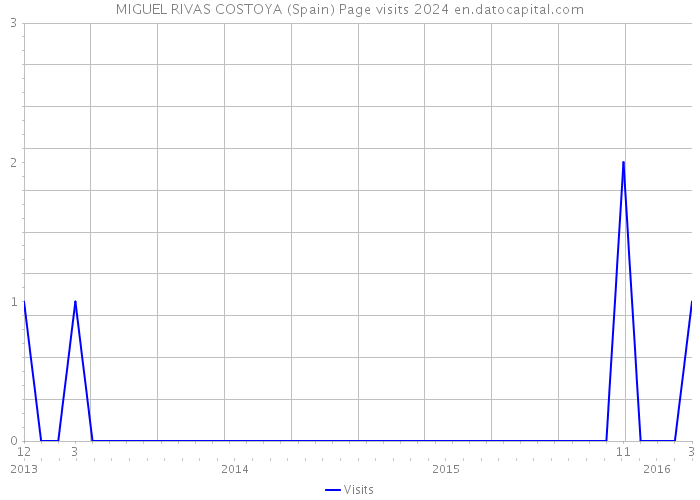 MIGUEL RIVAS COSTOYA (Spain) Page visits 2024 