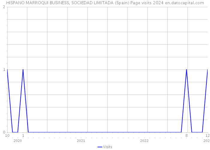 HISPANO MARROQUI BUSINESS, SOCIEDAD LIMITADA (Spain) Page visits 2024 