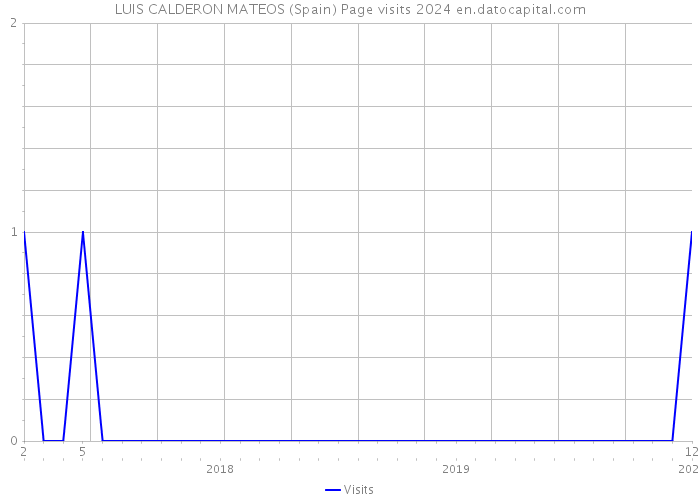 LUIS CALDERON MATEOS (Spain) Page visits 2024 