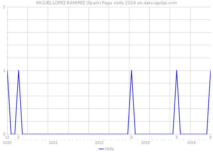 MIGUEL LOPEZ RAMIREZ (Spain) Page visits 2024 