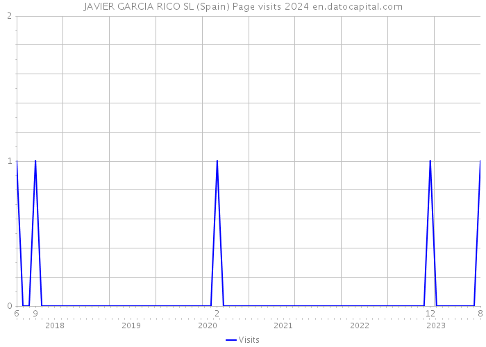 JAVIER GARCIA RICO SL (Spain) Page visits 2024 