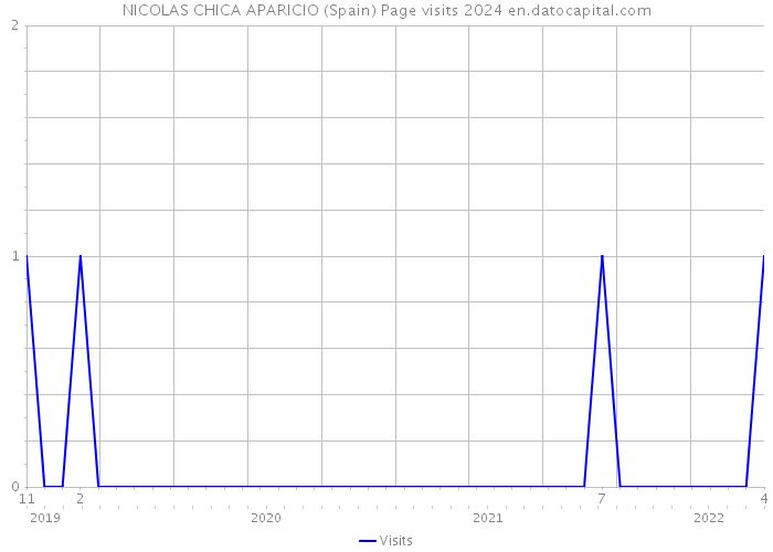 NICOLAS CHICA APARICIO (Spain) Page visits 2024 