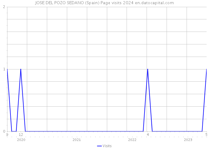 JOSE DEL POZO SEDANO (Spain) Page visits 2024 