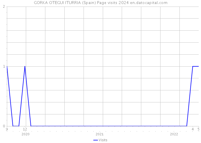 GORKA OTEGUI ITURRIA (Spain) Page visits 2024 