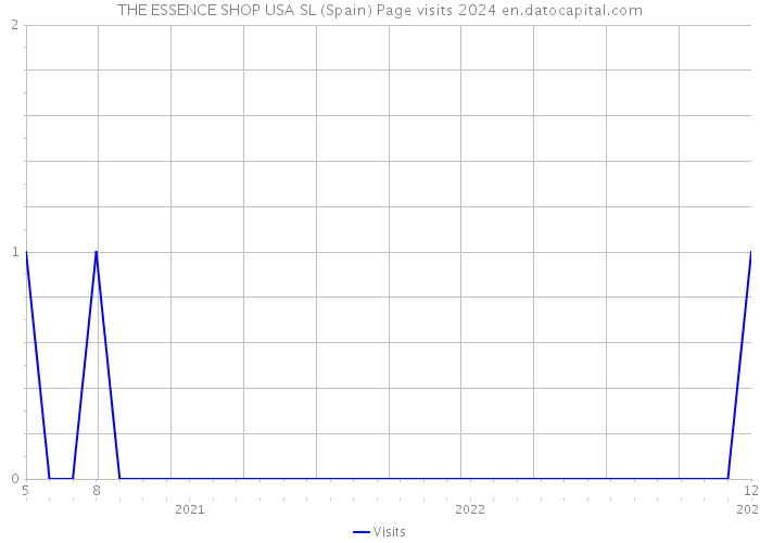 THE ESSENCE SHOP USA SL (Spain) Page visits 2024 