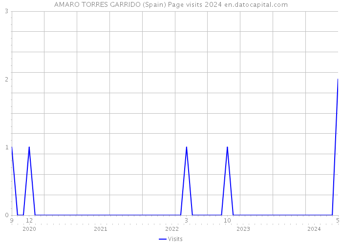 AMARO TORRES GARRIDO (Spain) Page visits 2024 