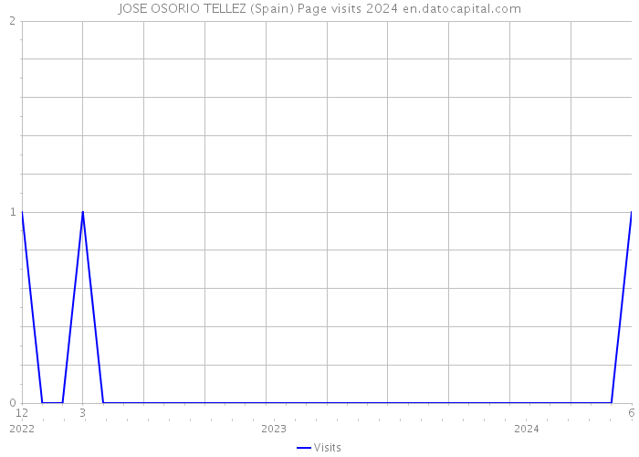 JOSE OSORIO TELLEZ (Spain) Page visits 2024 