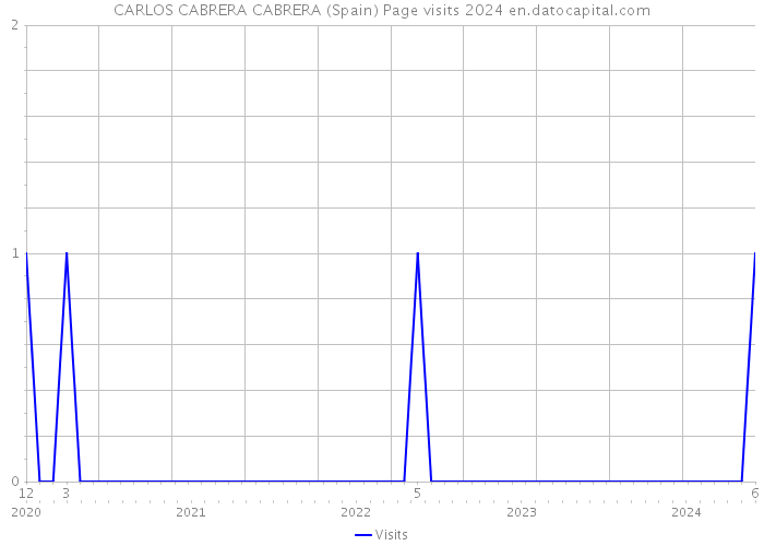 CARLOS CABRERA CABRERA (Spain) Page visits 2024 