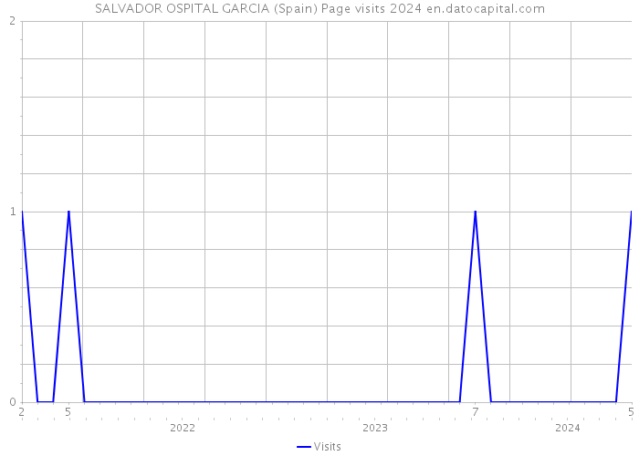 SALVADOR OSPITAL GARCIA (Spain) Page visits 2024 