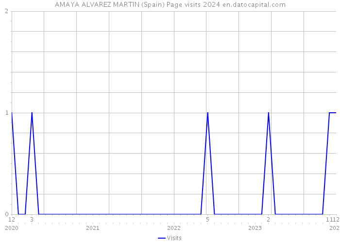 AMAYA ALVAREZ MARTIN (Spain) Page visits 2024 