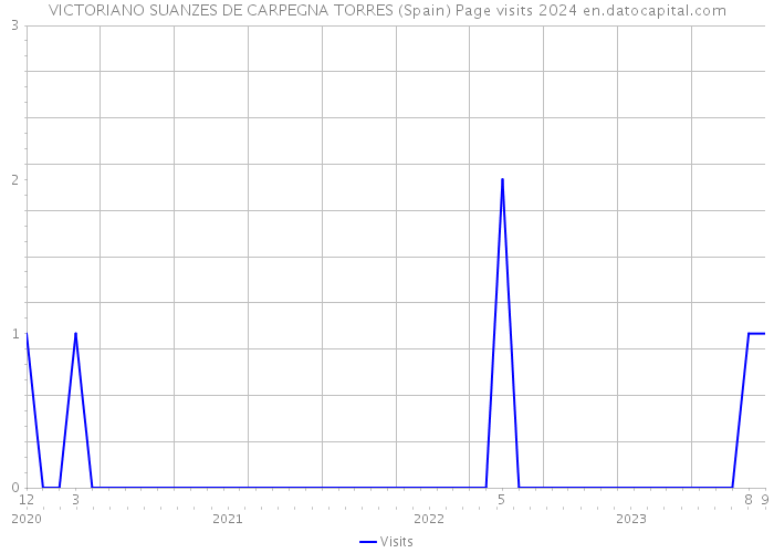 VICTORIANO SUANZES DE CARPEGNA TORRES (Spain) Page visits 2024 