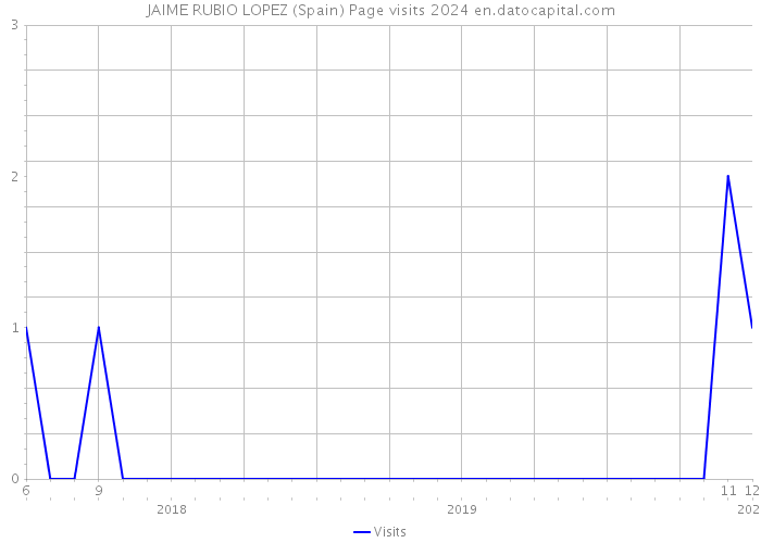 JAIME RUBIO LOPEZ (Spain) Page visits 2024 