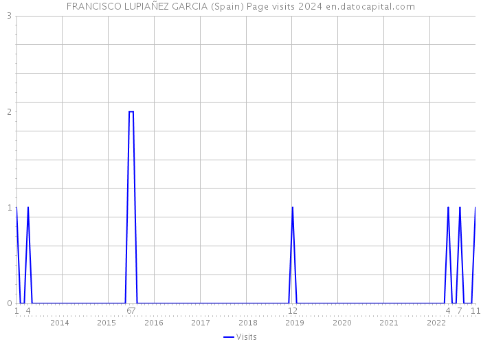FRANCISCO LUPIAÑEZ GARCIA (Spain) Page visits 2024 