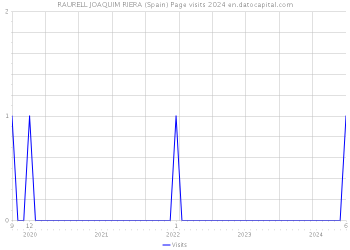 RAURELL JOAQUIM RIERA (Spain) Page visits 2024 