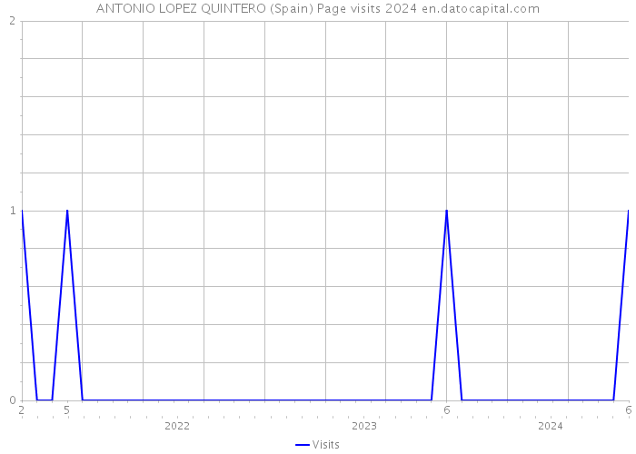 ANTONIO LOPEZ QUINTERO (Spain) Page visits 2024 