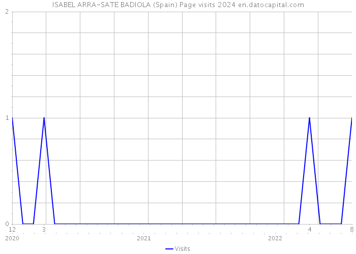 ISABEL ARRA-SATE BADIOLA (Spain) Page visits 2024 