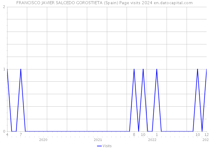 FRANCISCO JAVIER SALCEDO GOROSTIETA (Spain) Page visits 2024 