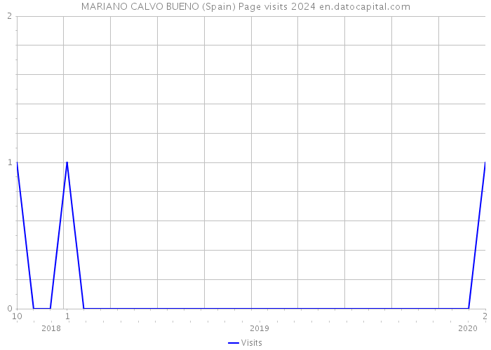 MARIANO CALVO BUENO (Spain) Page visits 2024 