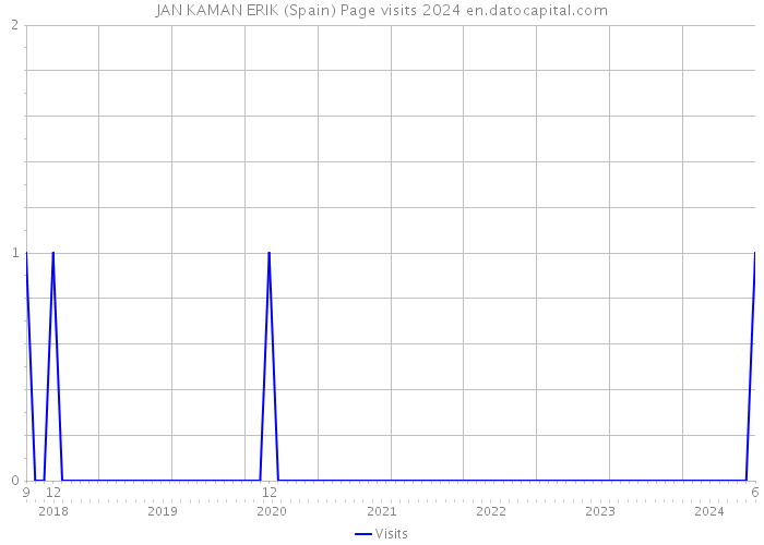 JAN KAMAN ERIK (Spain) Page visits 2024 