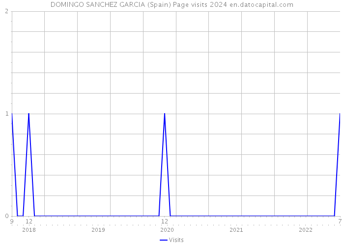 DOMINGO SANCHEZ GARCIA (Spain) Page visits 2024 