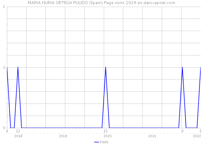 MARIA NURIA ORTEGA PULIDO (Spain) Page visits 2024 