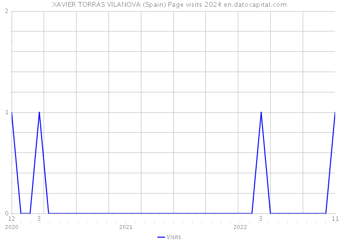 XAVIER TORRAS VILANOVA (Spain) Page visits 2024 