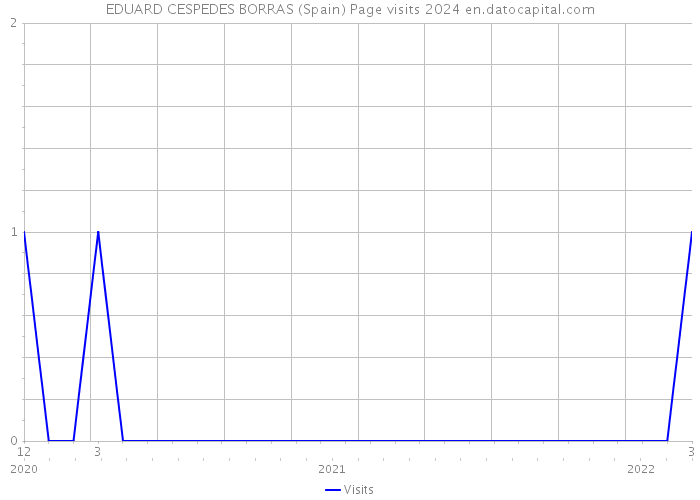 EDUARD CESPEDES BORRAS (Spain) Page visits 2024 