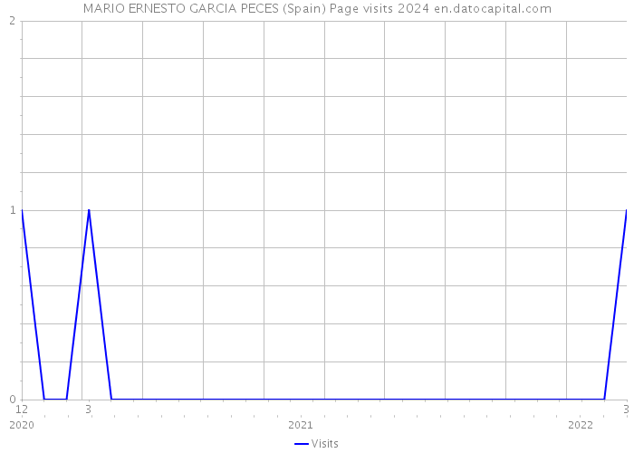 MARIO ERNESTO GARCIA PECES (Spain) Page visits 2024 