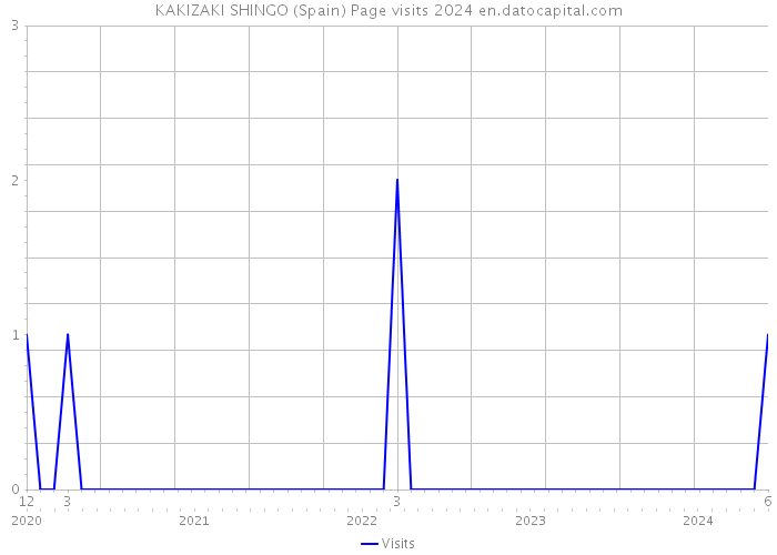 KAKIZAKI SHINGO (Spain) Page visits 2024 