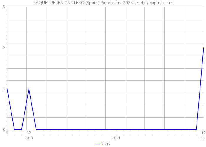 RAQUEL PEREA CANTERO (Spain) Page visits 2024 