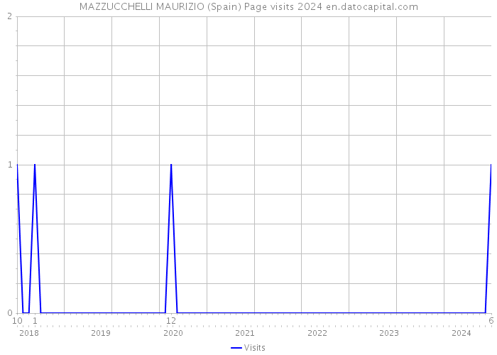 MAZZUCCHELLI MAURIZIO (Spain) Page visits 2024 