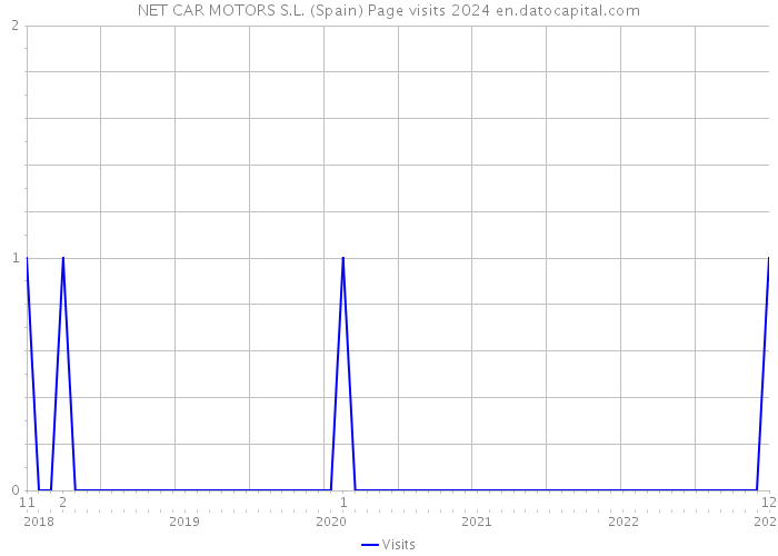 NET CAR MOTORS S.L. (Spain) Page visits 2024 