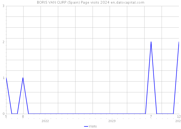 BORIS VAN GURP (Spain) Page visits 2024 