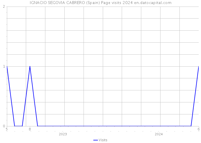 IGNACIO SEGOVIA CABRERO (Spain) Page visits 2024 