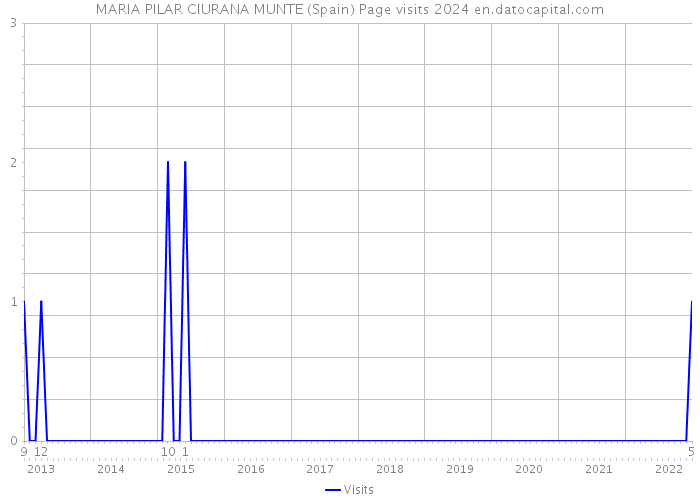 MARIA PILAR CIURANA MUNTE (Spain) Page visits 2024 