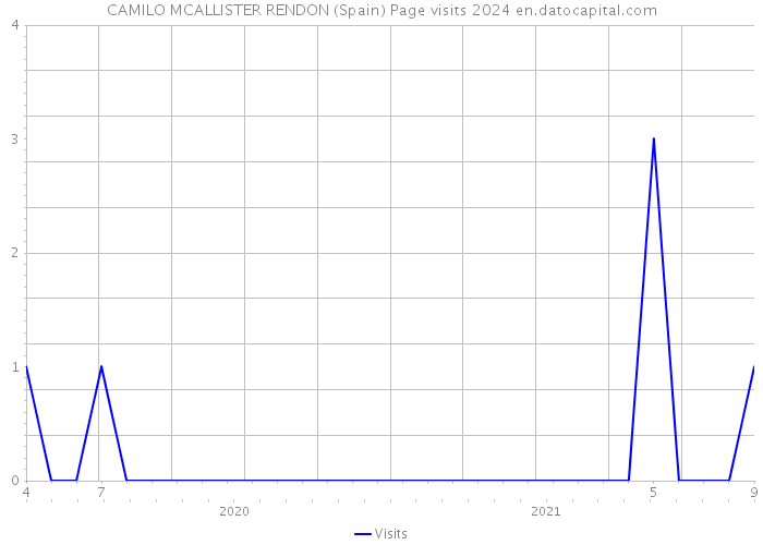 CAMILO MCALLISTER RENDON (Spain) Page visits 2024 
