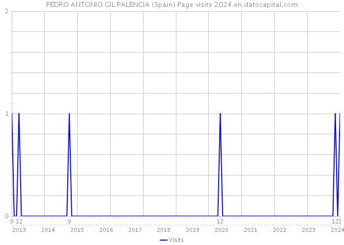 PEDRO ANTONIO GIL PALENCIA (Spain) Page visits 2024 