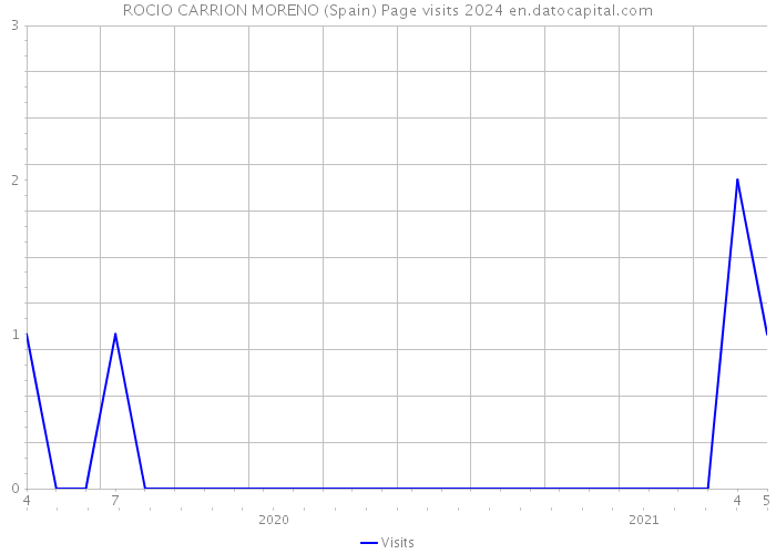 ROCIO CARRION MORENO (Spain) Page visits 2024 