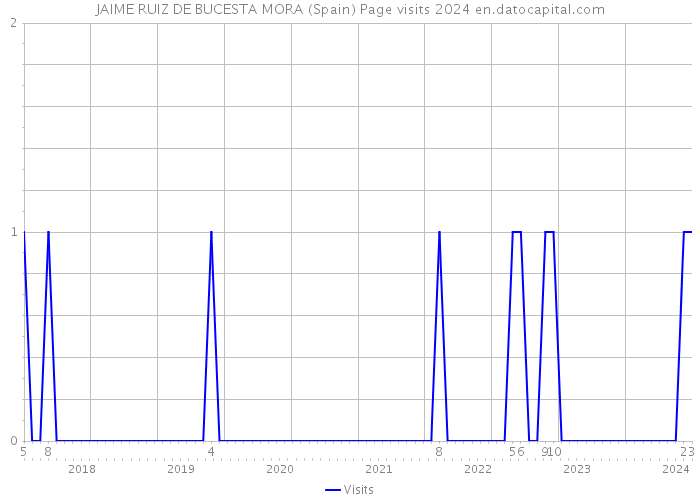 JAIME RUIZ DE BUCESTA MORA (Spain) Page visits 2024 